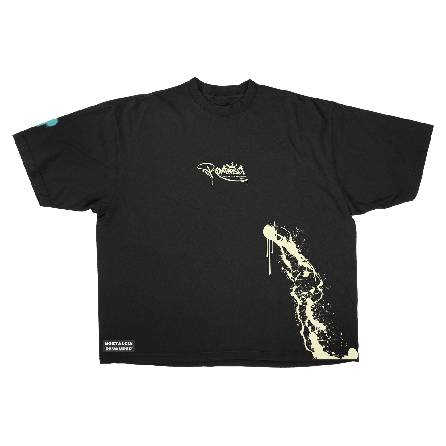 HIPHOP4EVER - Oversized Tee (Black)