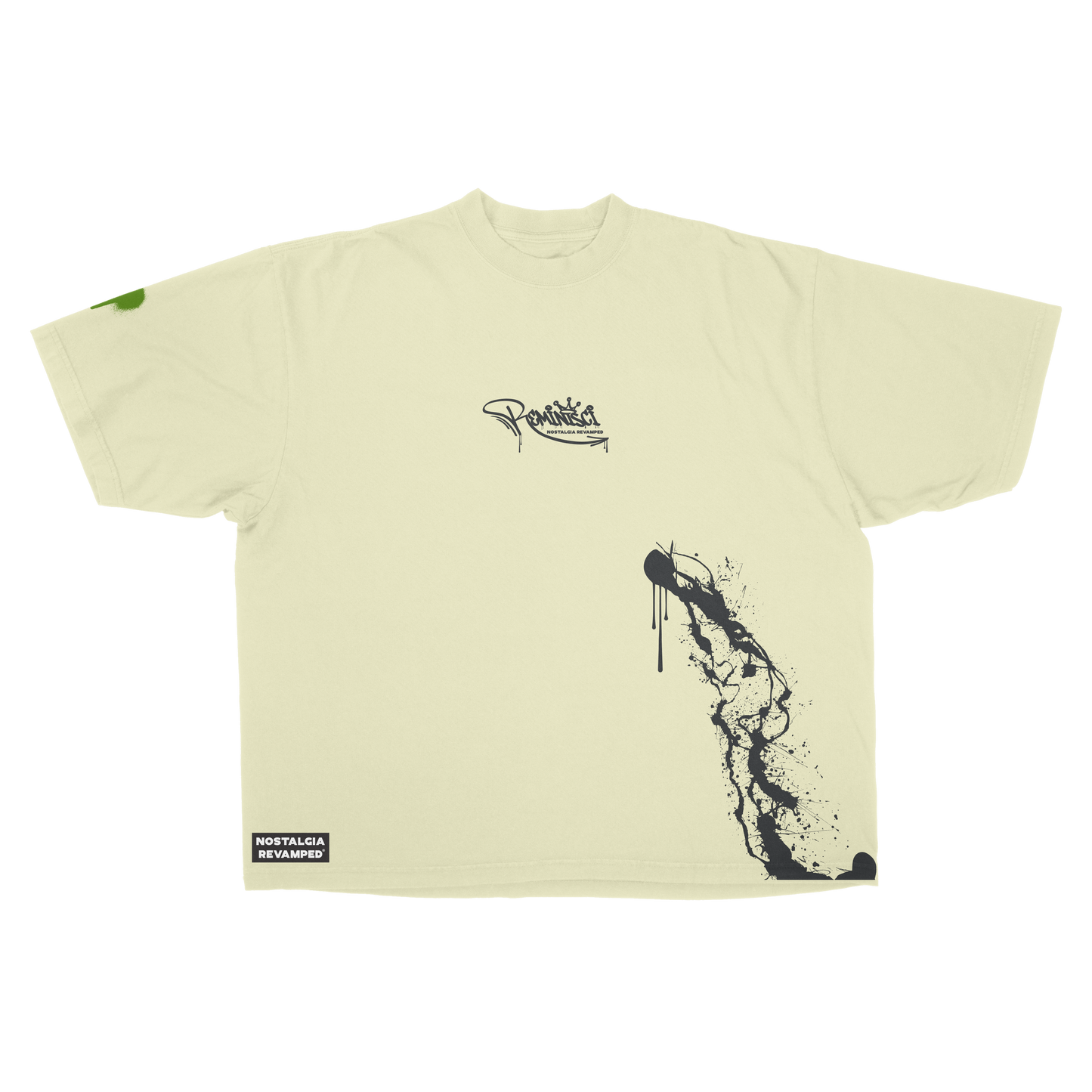 HIPHOP4EVER - Oversized Tee (Cream)