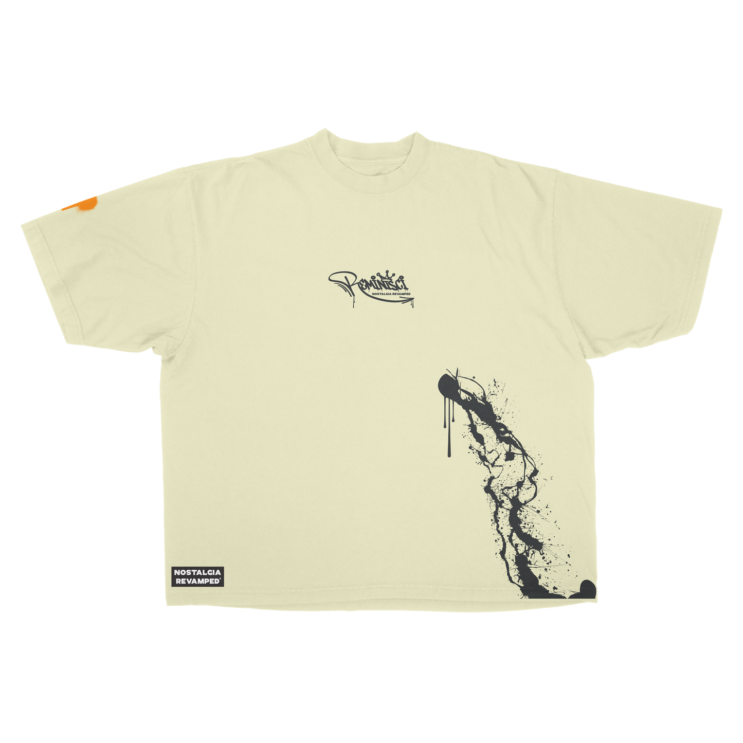 HIPHOP4EVER - Oversized Tee (Cream)