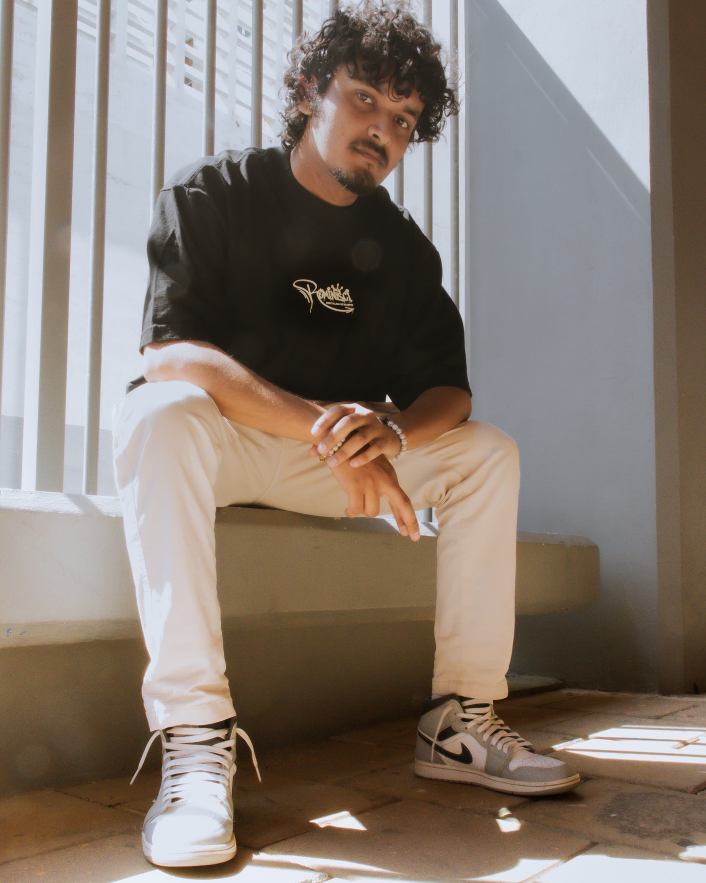 Drop Shoulder Tee Black