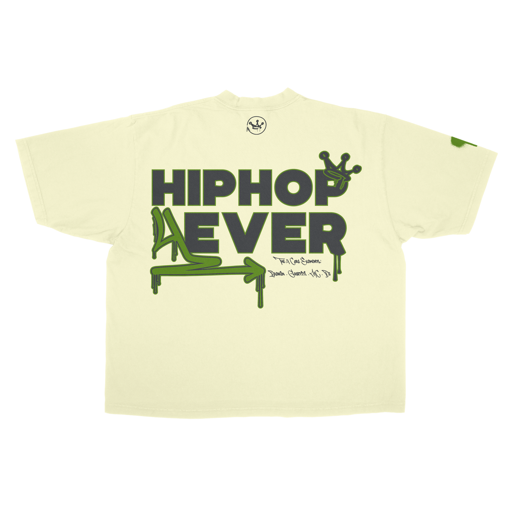 HIPHOP4EVER - Oversized Tee (Cream) – Reminisci Apparel