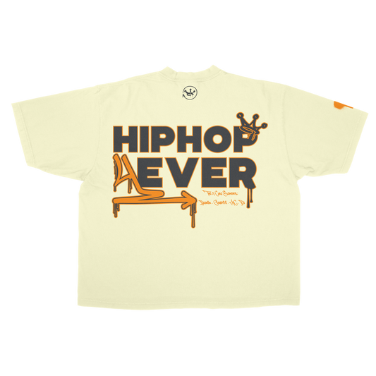 HIPHOP4EVER - Oversized Tee (Cream)